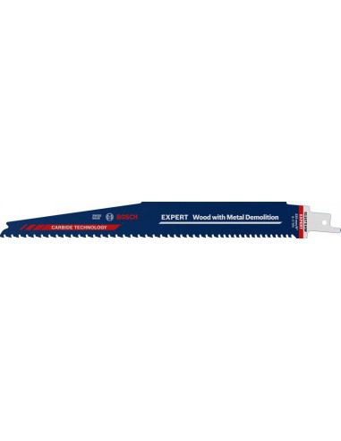 BOSCH EXPERT 2608900398 Hoja de sierra sable EXPERT 'Wood with Metal Demolition' S 1167 XHM, 1 unidad