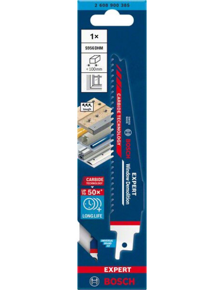 Hoja de sierra sable EXPERT 'Window Demolition' S 956 DHM, 1 unidad