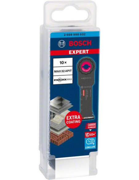 Hoja de multiherramienta EXPERT MultiMax MAII 32 APIT de 32 mm, 10 unidades