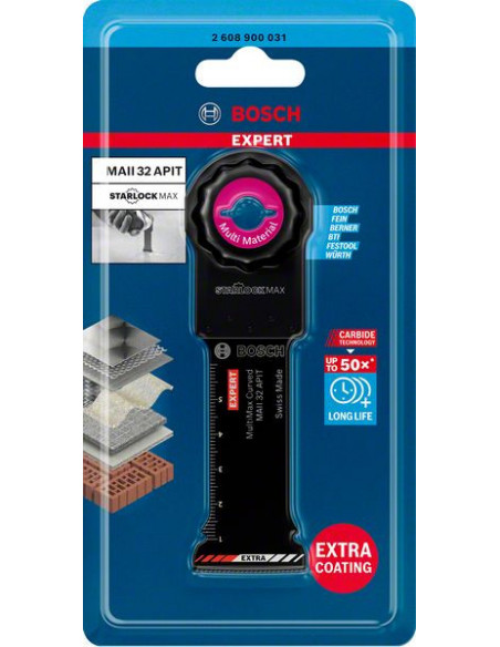 Hoja de multiherramienta EXPERT MultiMax MAII 32 APIT de 32 mm