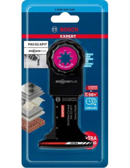 Hoja de multiherramienta EXPERT MultiMax PAII 52 APIT de 52 mm
