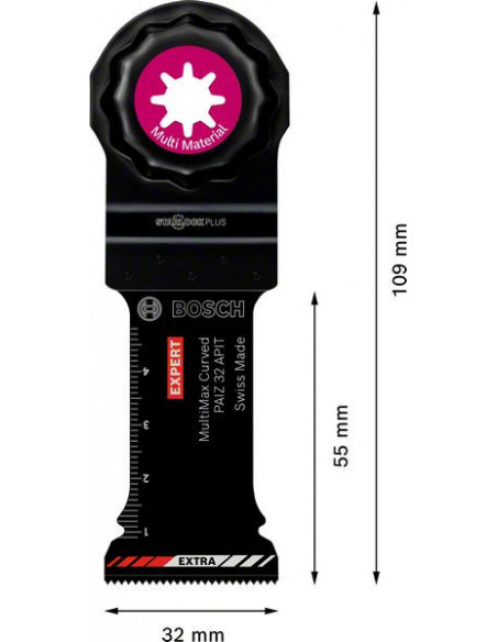 Hoja de multiherramienta EXPERT MultiMax PAIZ 32 APIT de 32 mm