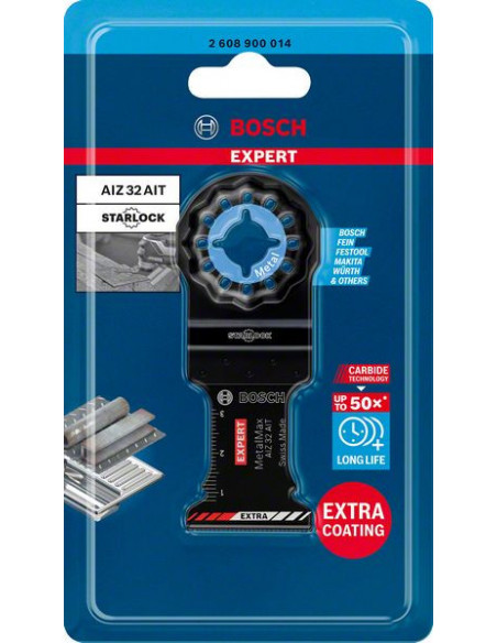 Hoja de multiherramienta EXPERT MetalMax AIZ 32 AIT de 40 x 32 mm