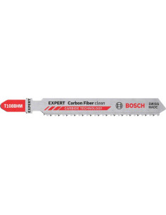 BOSCH EXPERT 2608900565 Hoja de sierra de calar EXPERT ‘Carbon Fiber Clean’ T 108 BHM, 3 unidades