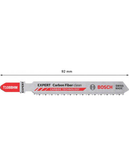 Hoja de sierra de calar EXPERT ‘Carbon Fiber Clean’ T 108 BHM, 3 unidades