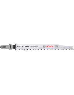 BOSCH EXPERT 2608900550 Hoja de sierra de calar EXPERT 'Wood 2-side clean' T 308 B, 3 unidades