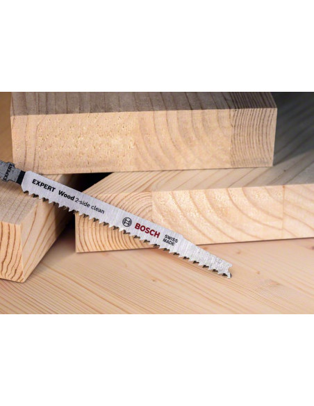 Hoja de sierra de calar EXPERT 'Wood 2-side clean' T 308 B, 3 unidades