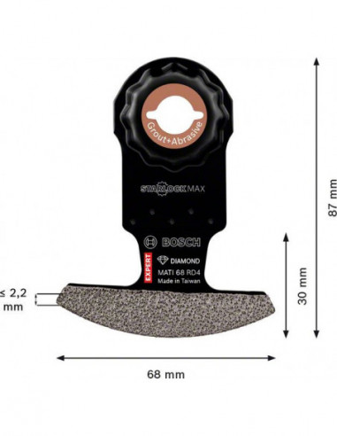 Hoja de multiherramienta EXPERT Corner Blade...