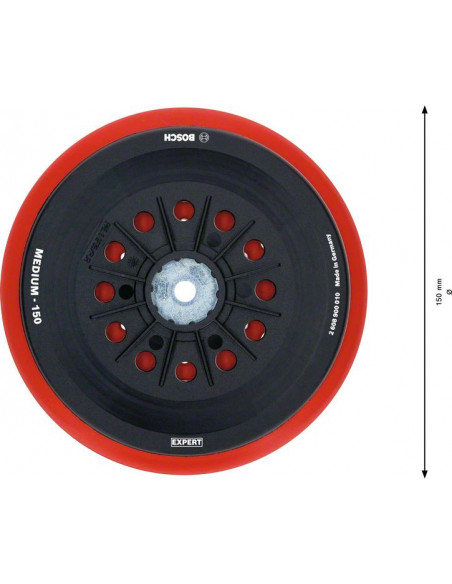 Platos de soporte multiperforados EXPERT Multihole para Bosch de 150 mm, medio