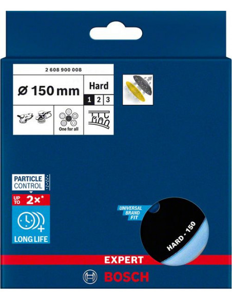 Platos de soporte multiperforados de uso universal EXPERT Multihole de 150 mm, duro