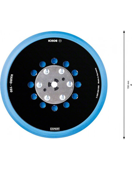 Platos de soporte multiperforados de uso universal EXPERT Multihole de 150 mm, duro