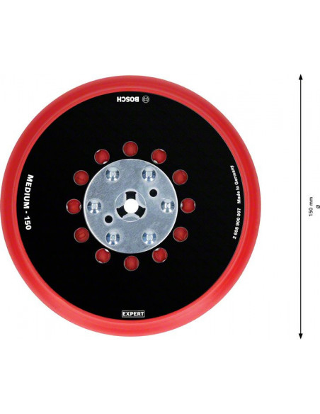 Platos de soporte multiperforados de uso universal EXPERT Multihole de 150 mm, medio
