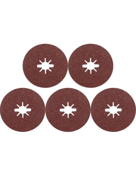 Disco de fibra EXPERT R781 Prisma Ceramic X-LOCK de 125 mm, 22,23 mm, G 60, 5 unidades