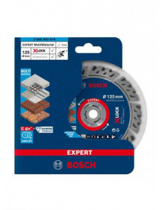 BOSCH EXPERT 2608900670 Disco de corte de diamante EXPERT MultiMaterial X-LOCK de 125 x 22,23 x 2,4 x 12 mm 2