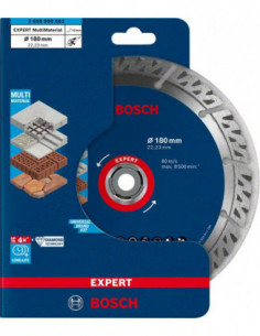 BOSCH EXPERT 2608900662 Disco de corte de diamante EXPERT MultiMaterial de 180 x 22,23 x 2,4 x 12 mm 2