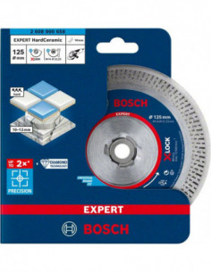 BOSCH EXPERT 2608900658 Disco de corte de diamante EXPERT HardCeramic X-LOCK de 125 x 22,23 x 1,4 x 10 mm 2