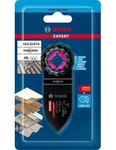 BOSCH EXPERT 2608900040 Placa lijadora de multiherramienta EXPERT Sanding Finger AVZ 32 RT4 gruesa de 32 x 50 mm 2