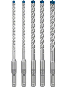 BOSCH EXPERT 2608900198 Set de brocas para martillo EXPERT SDS plus-7X de 6/6/8/8/10 mm, 5 unidades
