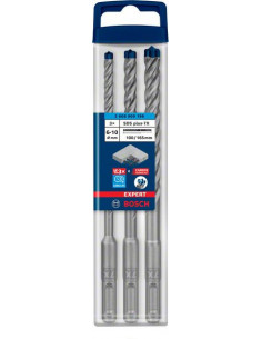BOSCH EXPERT 2608900196 Set de brocas para martillo EXPERT SDS plus-7X de 6/8/10 mm, 3 unidades 2