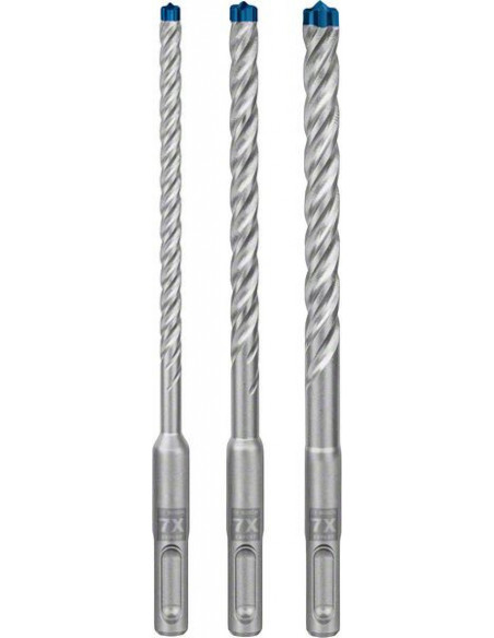 Set de brocas para martillo EXPERT SDS plus-7X de 6/8/10 mm, 3 unidades