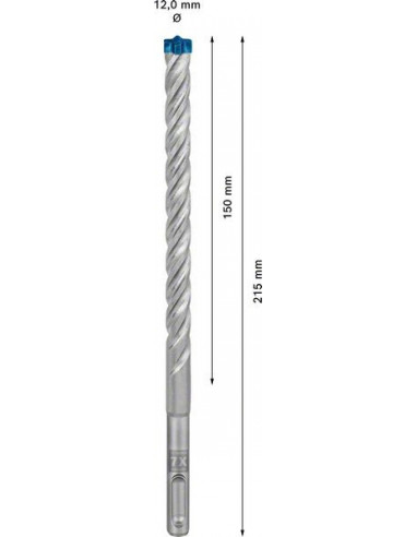 Broca para martillo EXPERT SDS plus-7X de 12 x...