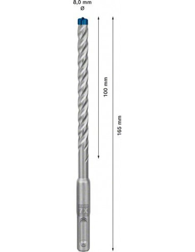 Broca para martillo EXPERT SDS plus-7X de 8 x...