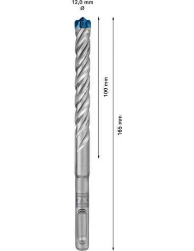 Broca para martillo EXPERT SDS plus-7X de 12 x...