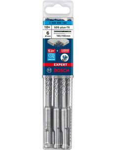 BOSCH EXPERT 2608900160 Broca para martillo EXPERT SDS plus-7X de 6 x 100 x 165 mm, 10 unidades 2