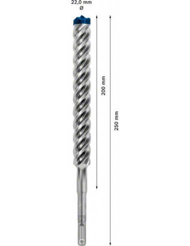 Broca para martillo EXPERT SDS plus-7X de 22 x...