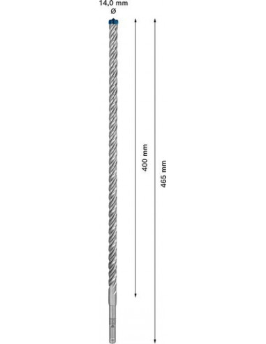 Broca para martillo EXPERT SDS plus-7X de 14 x...