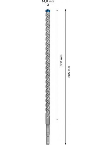 Broca para martillo EXPERT SDS plus-7X de 14 x...