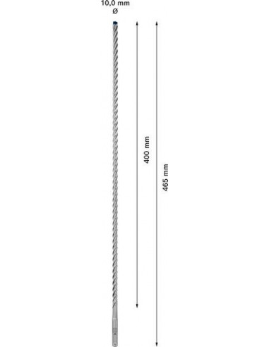 Broca para martillo EXPERT SDS plus-7X de 10 x...
