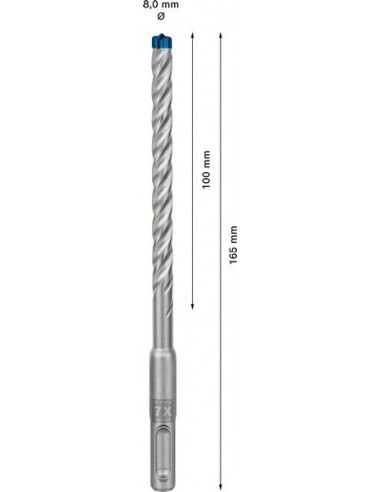 Broca para martillo EXPERT SDS plus-7X de 8 x...