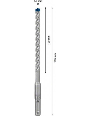 Broca para martillo EXPERT SDS plus-7X de 7 x...