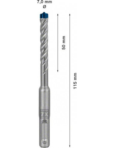 Broca para martillo EXPERT SDS plus-7X de 7 x...