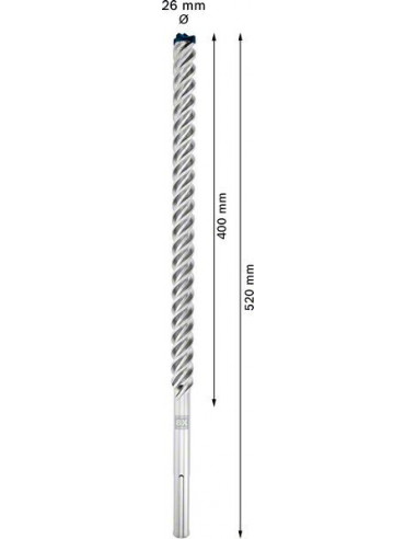 Broca para martillo EXPERT SDS max-8X de 26 x...