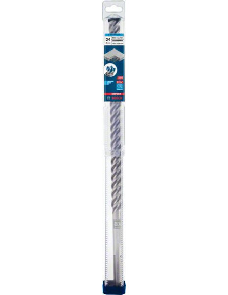 Broca para martillo EXPERT SDS max-8X de 24 x 400 x 520 mm