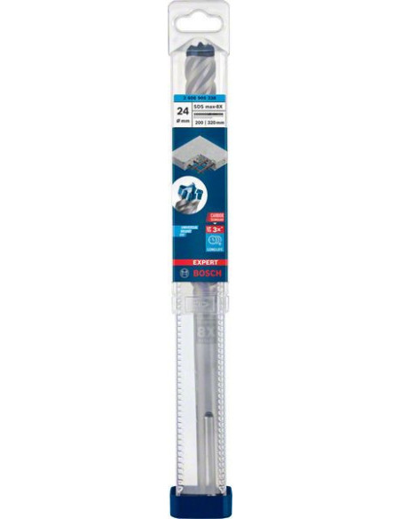 Broca para martillo EXPERT SDS max-8X de 24 x 200 x 320 mm
