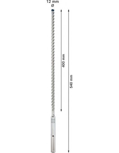 Broca para martillo EXPERT SDS max-8X de 12 x...