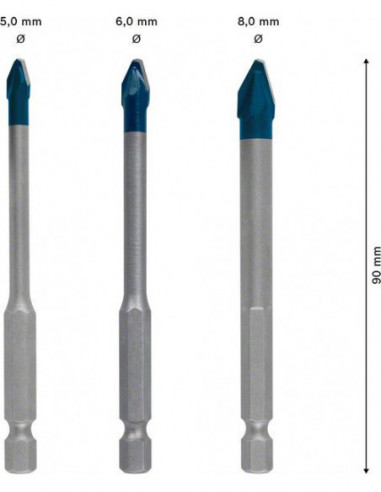 BOSCH 2608900595 Set de brocas EXPERT Hard...