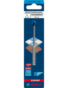 BOSCH EXPERT 2608900588 Broca EXPERT HEX-9 HardCeramic de 4 x 90 mm 2
