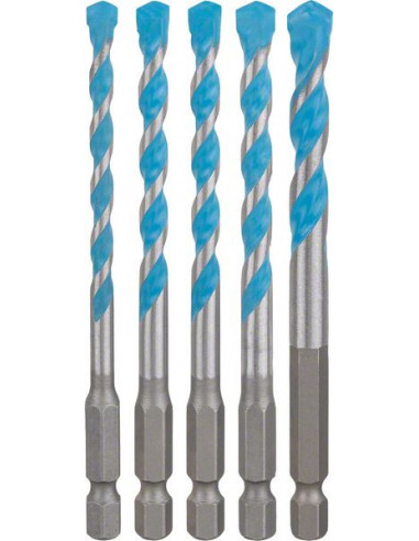 BOSCH EXPERT 2608900586 Set de 6 brocas EXPERT HEX-9 MultiConstruction de 5,5/6/6/7/8 mm