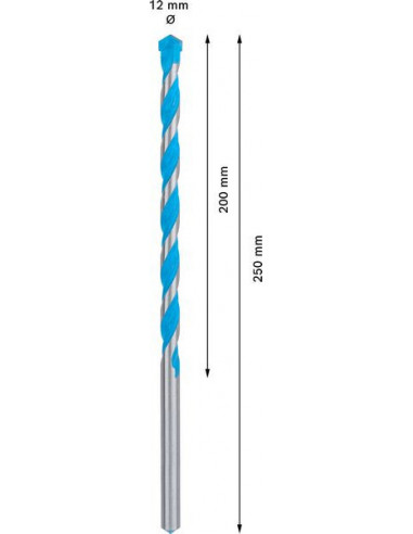 Broca EXPERT CYL-9 MultiConstruction de 12 x...