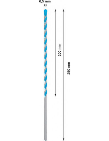 Broca EXPERT CYL-9 MultiConstruction de 6,5 x...