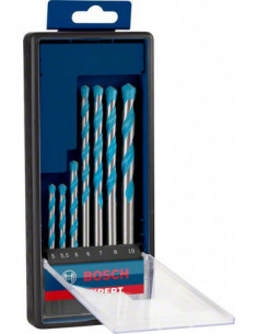 BOSCH EXPERT 2608900648 Set de brocas EXPERT MultiConstruction CYL-9 de 5/5,5/6/6/7/8/10 mm, 7 unidades 2