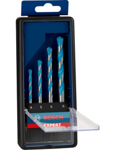BOSCH EXPERT 2608900645 Set de brocas EXPERT MultiConstruction CYL-9 de 4/5/6/8 mm, 4 unidades 2