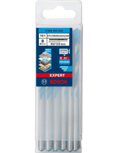 BOSCH EXPERT 2608900643 Broca EXPERT CYL-9 MultiConstruction de 8 x 80 x 120 mm, 10 unidades 2