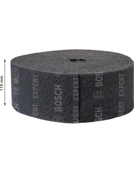 BOSCH EXPERT 2608901231 Rollo de vellón EXPERT N880 para lijado manual de 115 mm x 10 m, ultrafino S