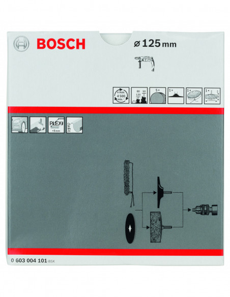 Set de pulido S24 para taladros (Ø 125)