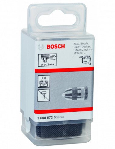 Portabrocas con dos casquillos sin llave